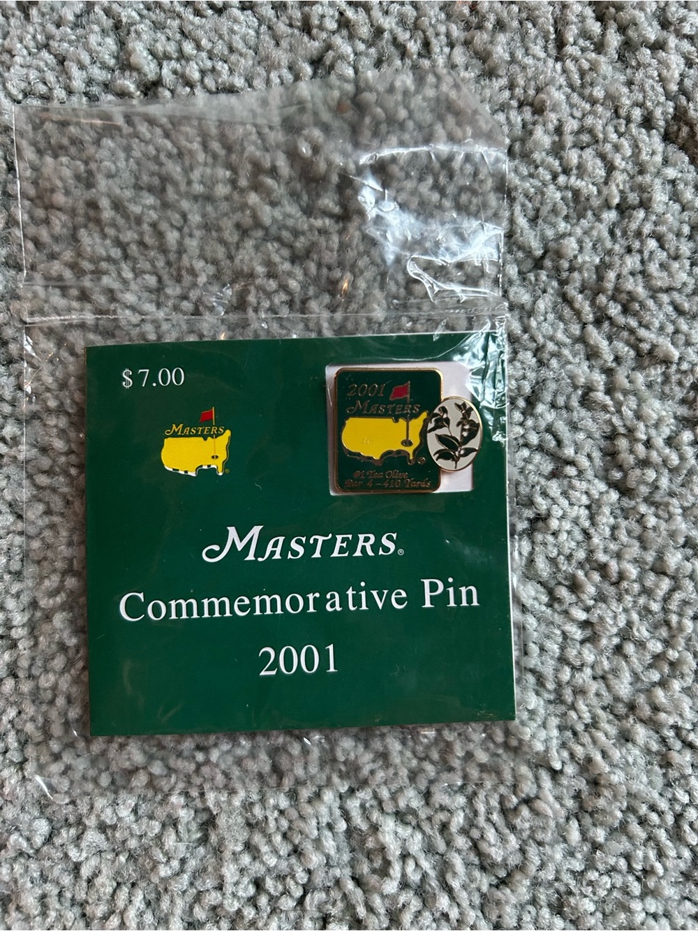 Masters 2001 Commemorative Pin